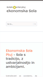 Mobile Screenshot of ekonomska.scptuj.si